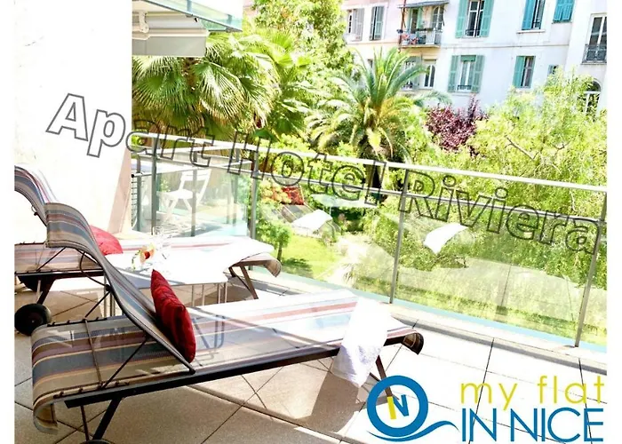 ApartHotel Riviera - Coeur Nice - Grand Superieur Studio AC - Incroyable Terrasse - Garden View - Terrasse Jardin Pastorelli